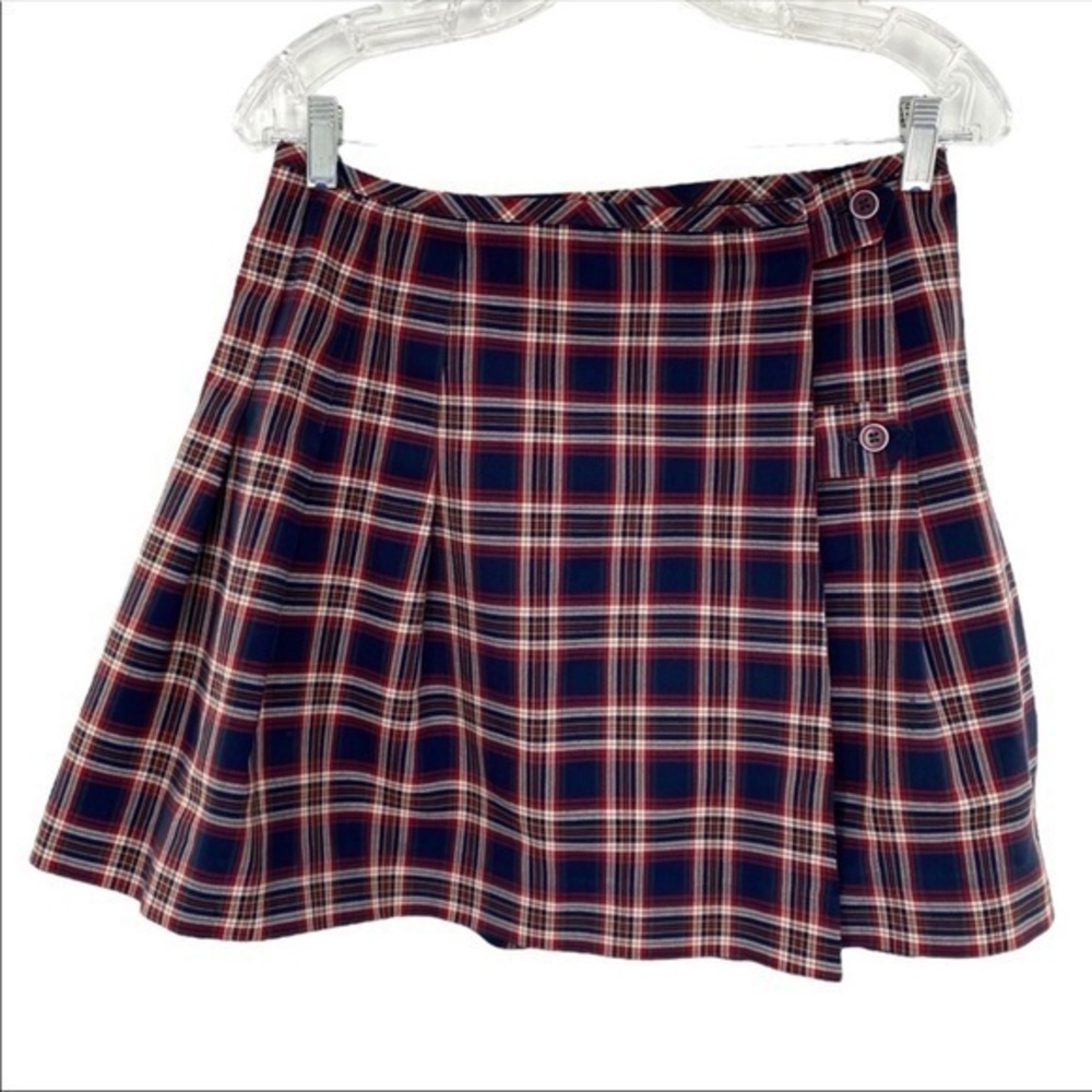 Parker Tartan Plaid Pleated Mini Skirt